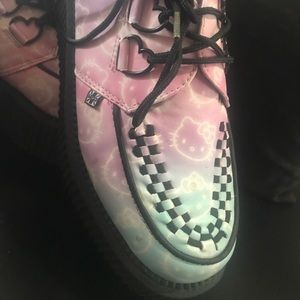 T.U.K. Hello Kitty Punk Platforms